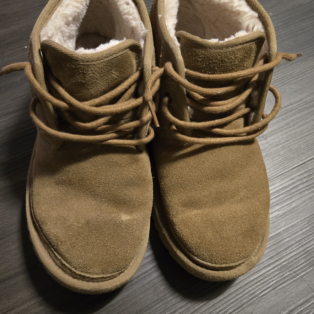 Ugg Neumel Boots Cozy Tan Suede Boots
